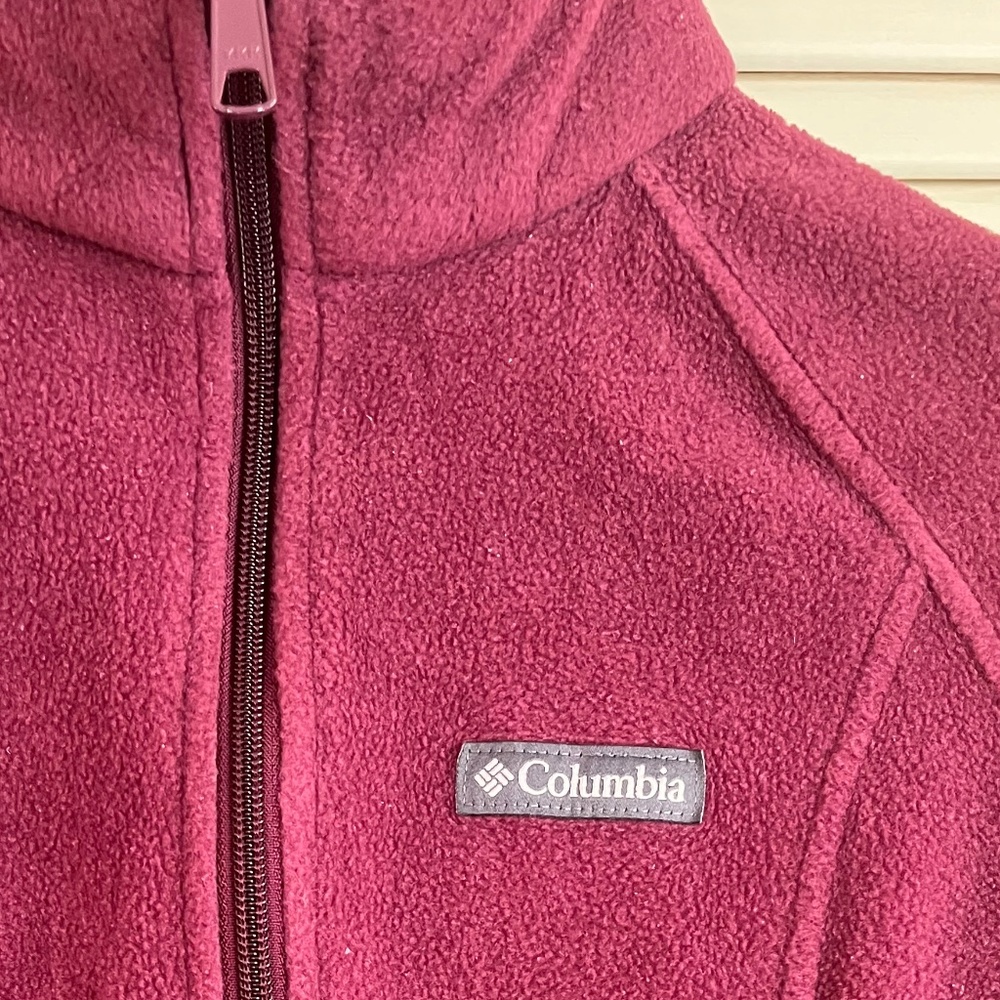 Columbia Raspberry Fleece Jacket Size M - Picture 3 of 8